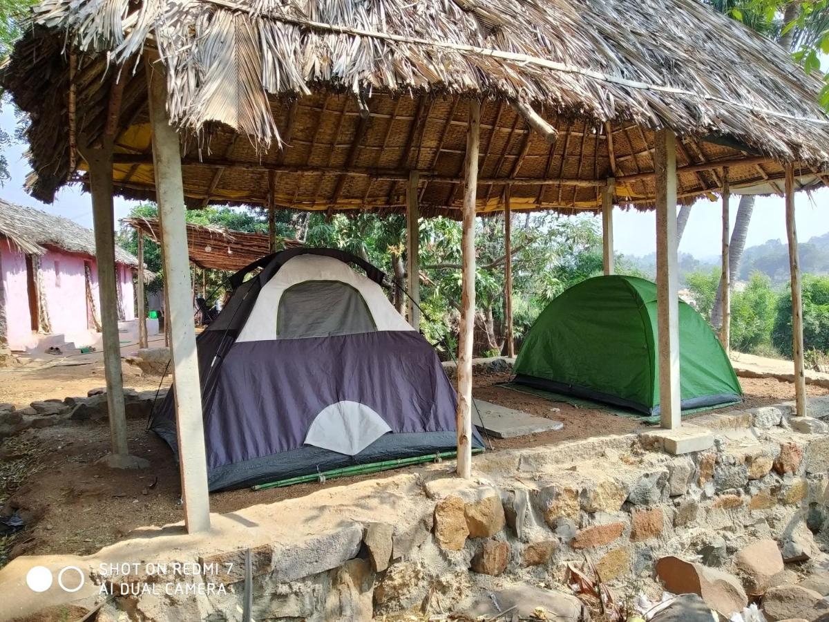 Drunken Monkey Camping Site Hotel Hampi Bagian luar foto