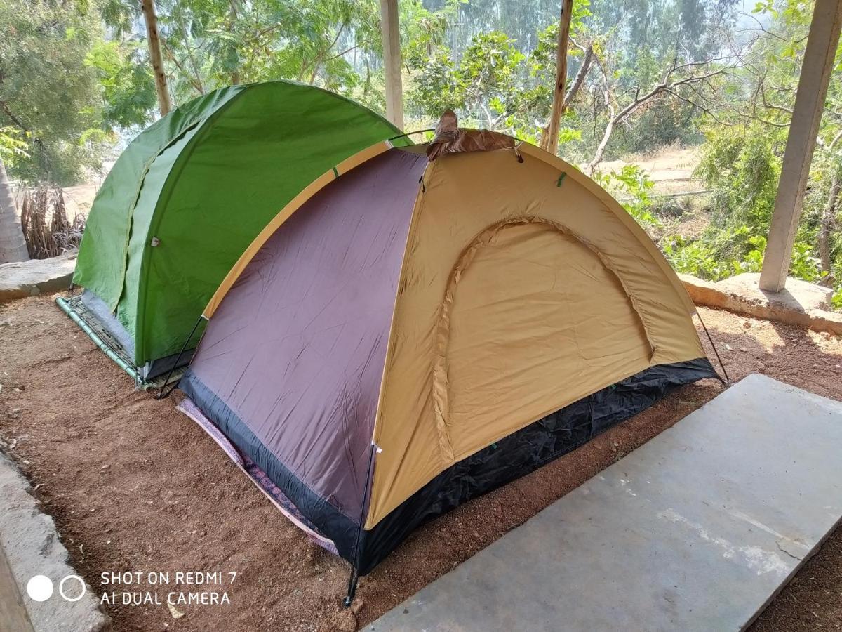 Drunken Monkey Camping Site Hotel Hampi Bagian luar foto