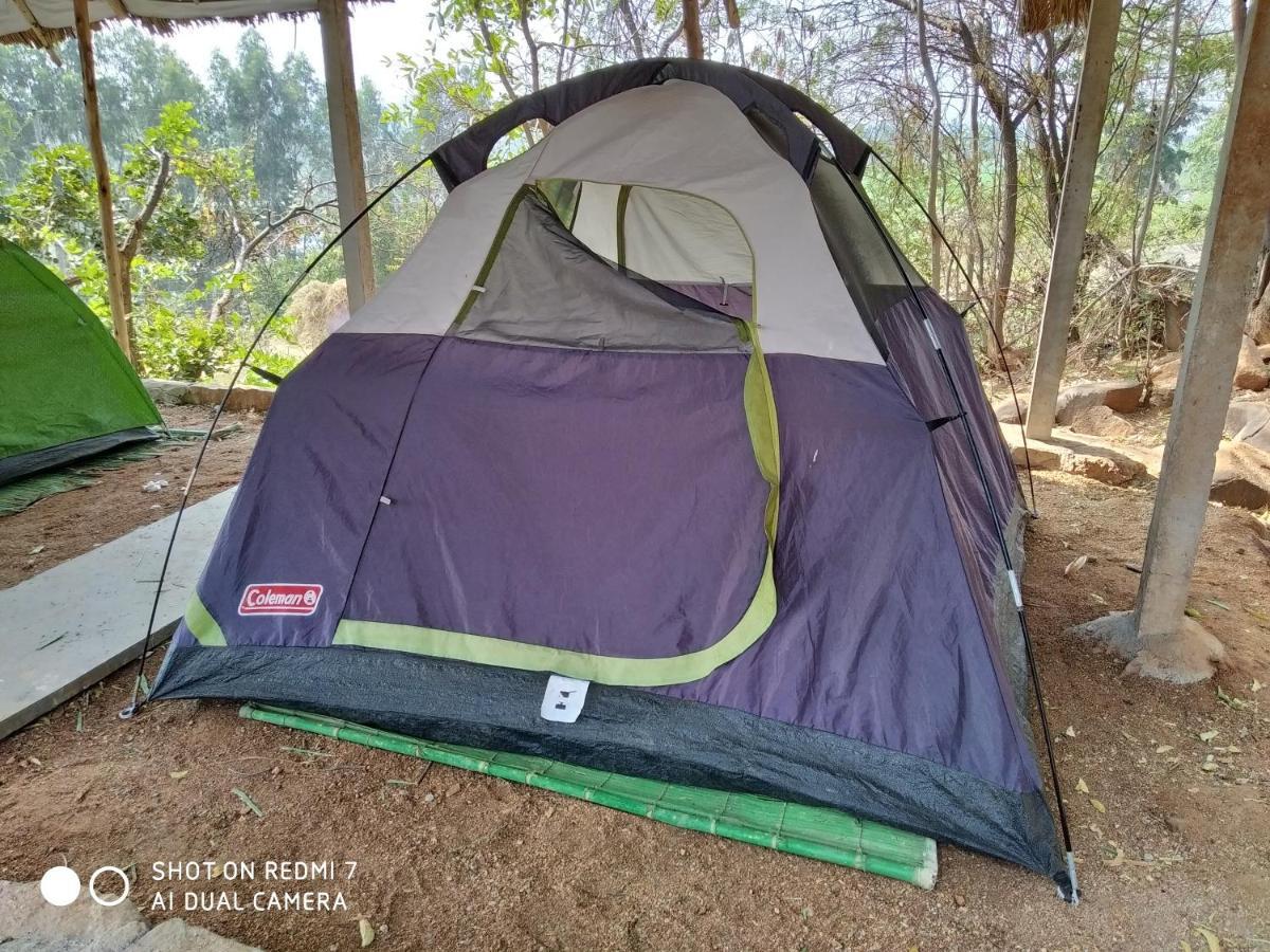 Drunken Monkey Camping Site Hotel Hampi Bagian luar foto