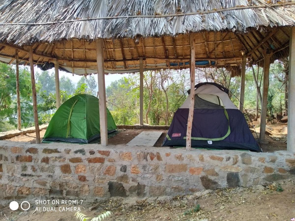 Drunken Monkey Camping Site Hotel Hampi Bagian luar foto