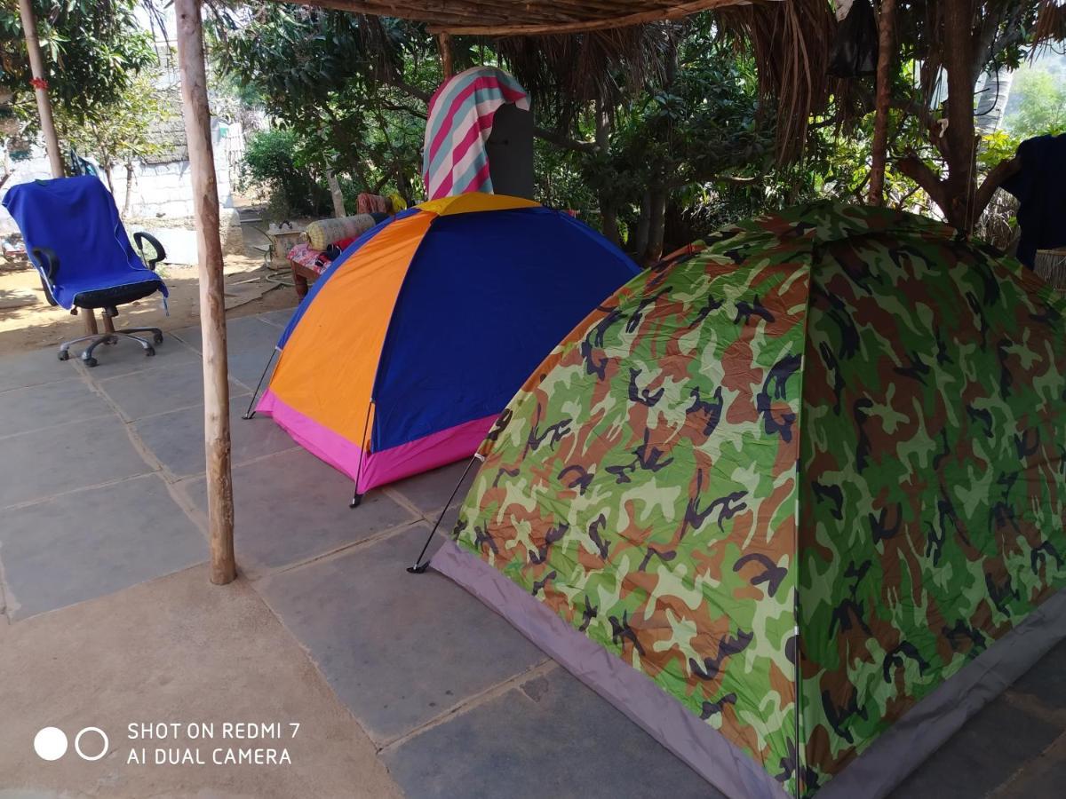 Drunken Monkey Camping Site Hotel Hampi Bagian luar foto