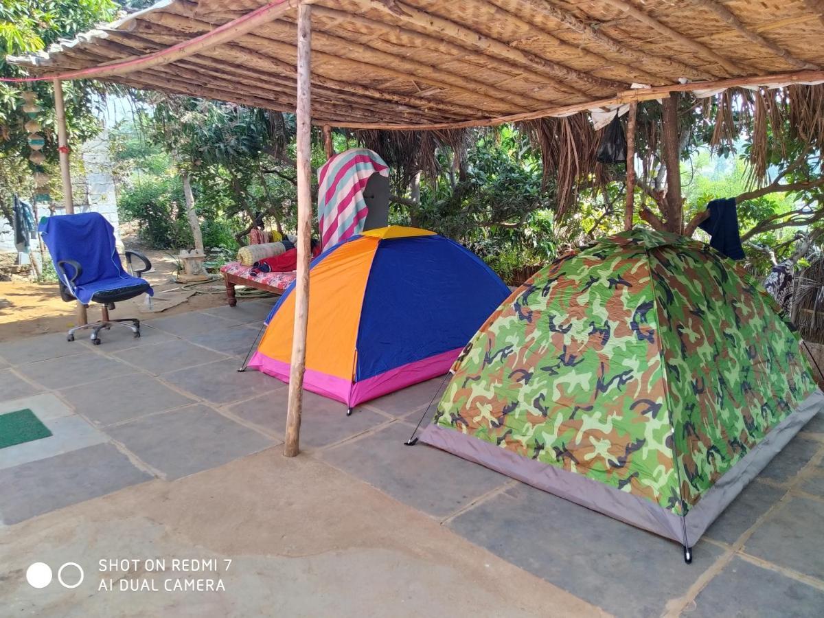 Drunken Monkey Camping Site Hotel Hampi Bagian luar foto