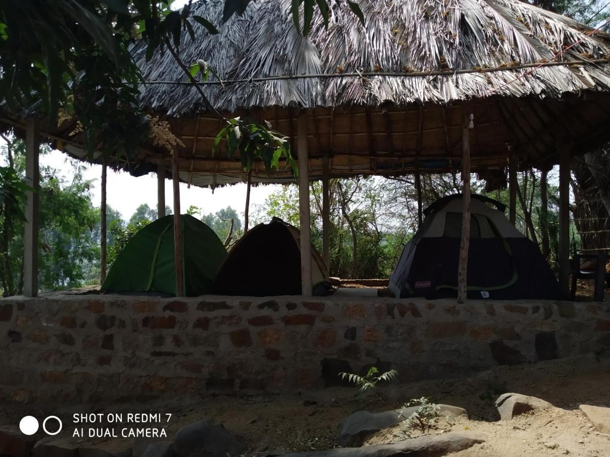Drunken Monkey Camping Site Hotel Hampi Bagian luar foto